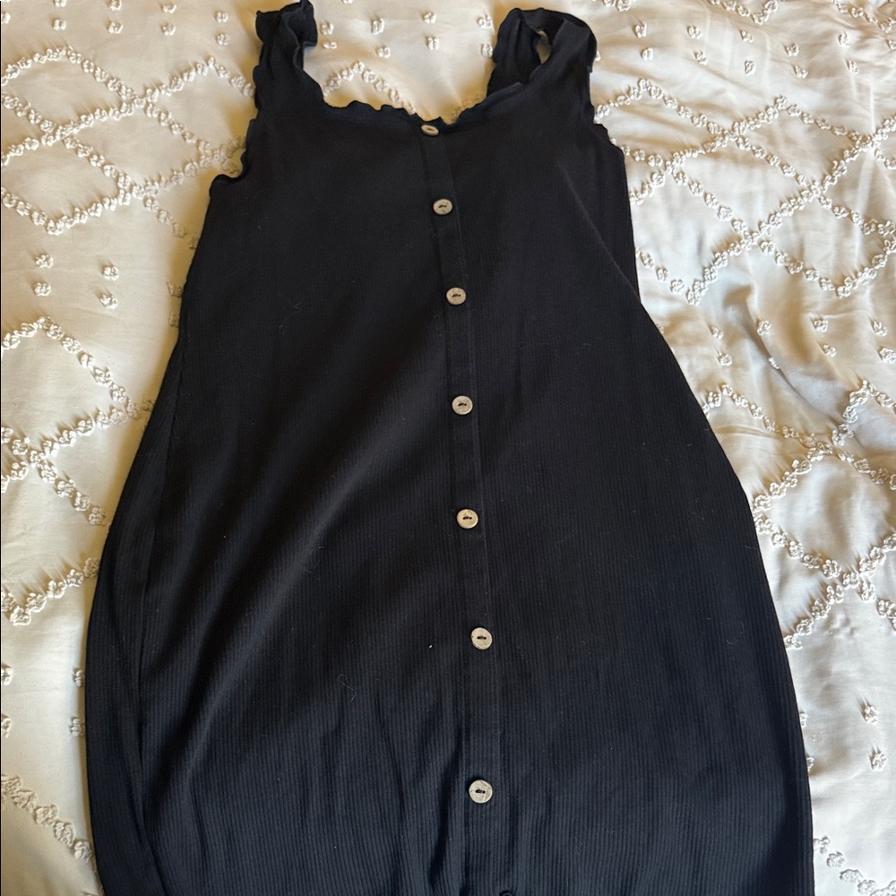 No Boundaries Black Strapless Dress